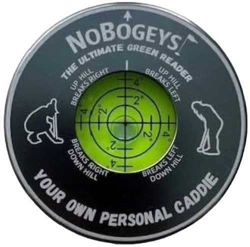 NoBogeys Golf Pocket Size Aluminum Green Reader | RockBottomGolf.com